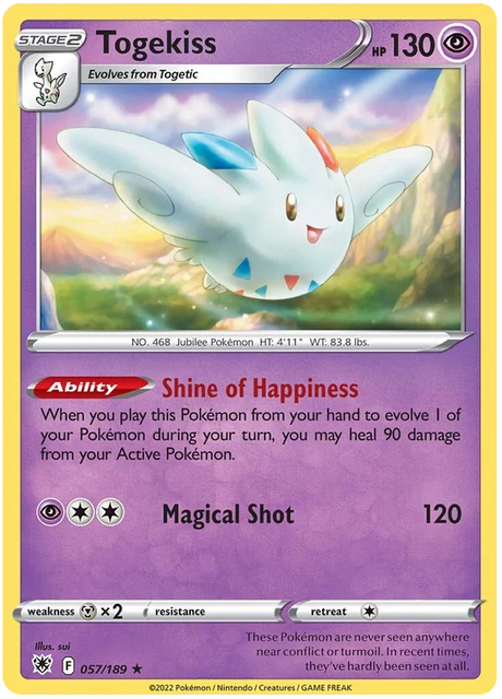Togekiss Astral Radiance Pokemon Card Singles 057/189