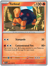 Torkoal Scarlet & Violet Base Set Pokemon Card Single