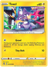 Toxel Fusion Strike Pokemon Card Singles 106/264