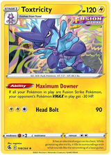 Toxtricity Fusion Strike Pokemon Card Singles 108/264