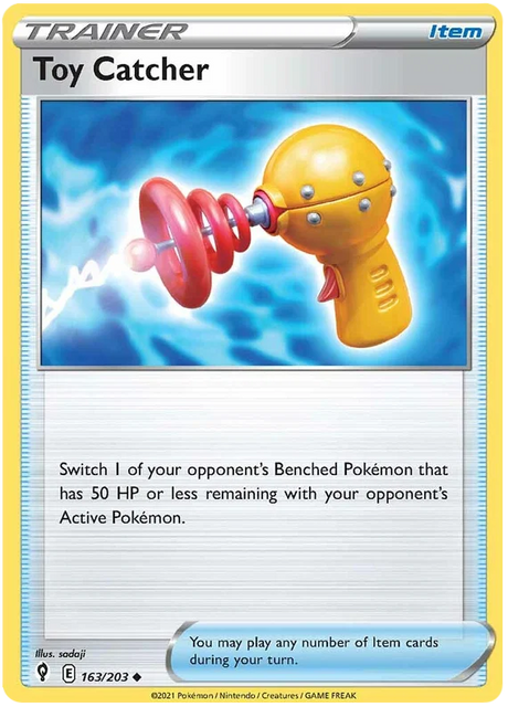 Toy Catcher 163/203 - Pokemon TCG Evolving Skies card