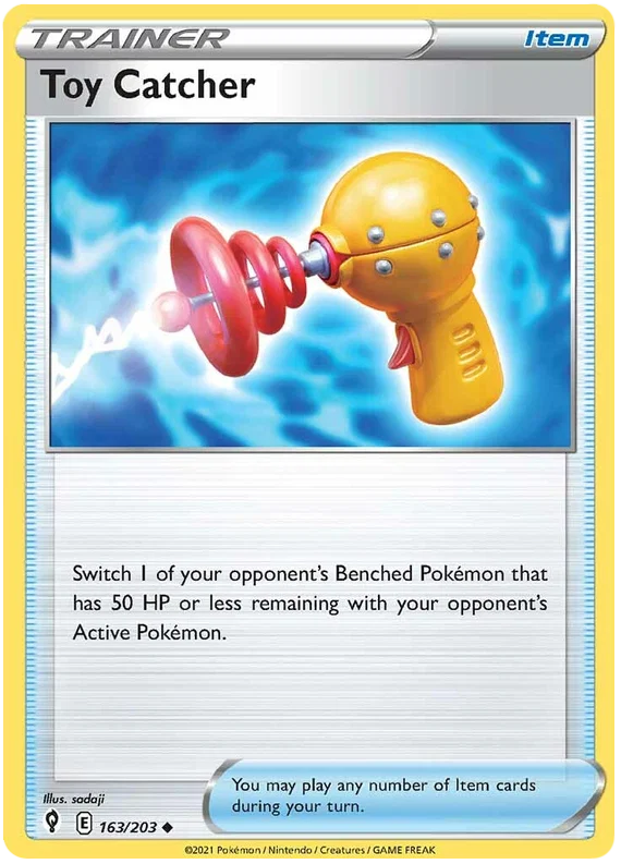 Toy Catcher 163/203 - Pokemon TCG Evolving Skies card