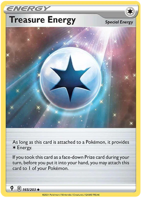 Treasure Energy 165/203 - Pokemon TCG Evolving Skies card