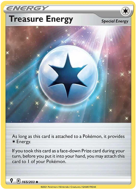 Treasure Energy 165/203 - Pokemon TCG Evolving Skies card