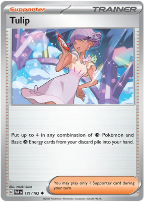 Tulip Paradox Rift Single Pokemon Card 181/182