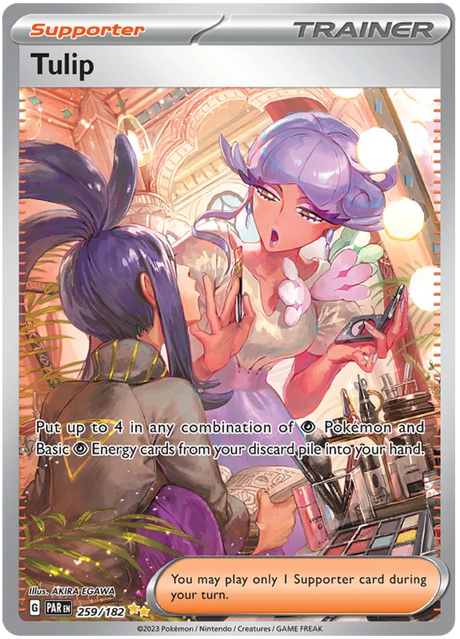 Tulip Special Illustration Rare Paradox Rift Single Pokemon Card 259/182