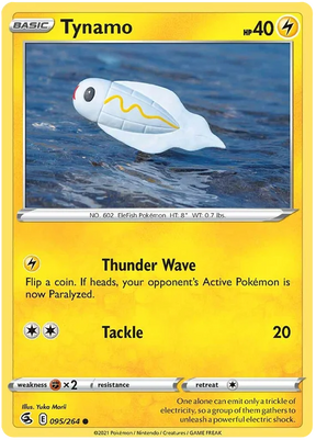 Tynamo Fusion Strike Pokemon Card Singles 095/264