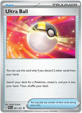 Ultra Ball Paldean Fates Pokemon Card Single 091/091