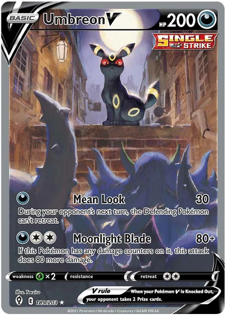 Umbreon V (Alternate Full Art) 189/203 - Pokemon TCG Evolving Skies card
