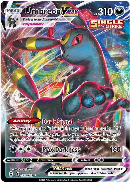Umbreon VMAX 095/203 - Pokemon TCG Evolving Skies card