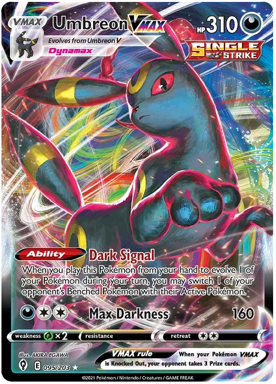 Umbreon VMAX 095/203 - Pokemon TCG Evolving Skies card