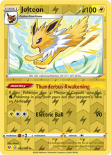 Jolteon 047/185, Vivid Voltage, Reverse Holo finish, representative matte composite