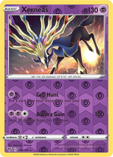 Xerneas 078/185, Vivid Voltage, Reverse Holo finish, representative matte composite