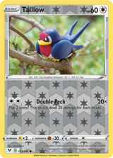 Taillow 133/185, Vivid Voltage, Reverse Holo finish, representative matte composite