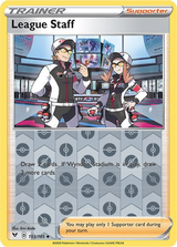 League Staff 153/185, Vivid Voltage, Reverse Holo finish, representative matte composite