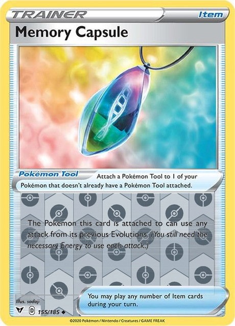 Memory Capsule 155/185, Vivid Voltage, Reverse Holo finish, representative matte composite