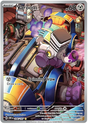 Varoom Illustration Rare Obsidian Flames Single Pokemon Card