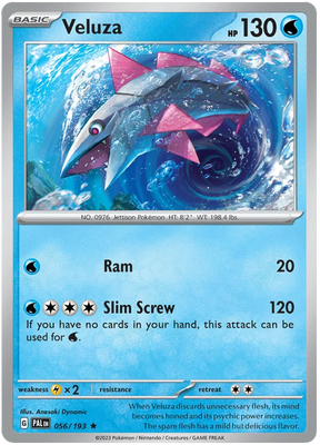 Veluza Paldea Evolved Single Pokemon Card