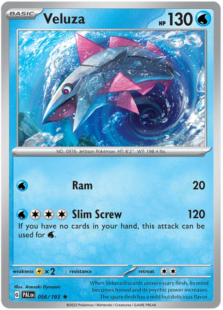 Veluza Paldea Evolved Single Pokemon Card