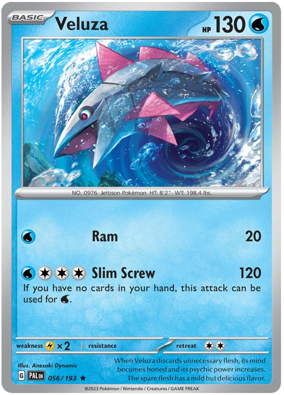 Veluza Paldea Evolved Single Pokemon Card