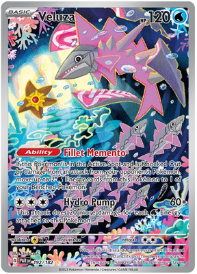 Veluza  Illustration Rare Paradox Rift Single Pokemon Card 192/182