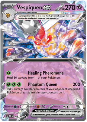 Vespiquen ex Obsidian Flames Single Pokemon Card