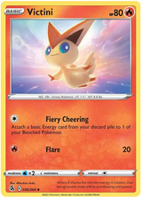 Victini Fusion Strike Pokemon Card Singles 036/264