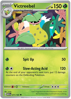 Victreebel 151 Single Pokemon Card