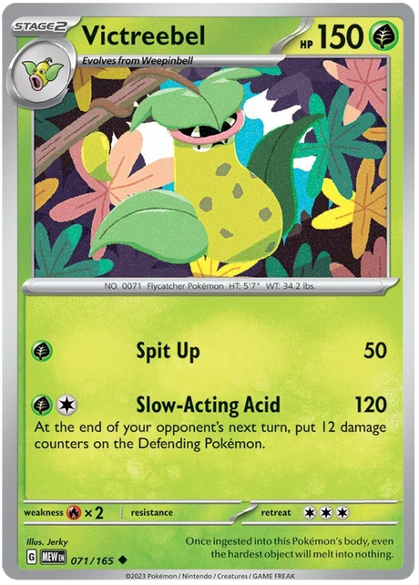 Victreebel 151 Single Pokemon Card