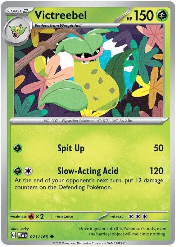Victreebel 151 Single Pokemon Card