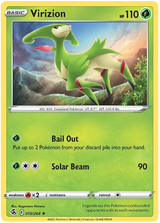 Virizion Fusion Strike Pokemon Card Singles 015/264