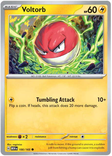 Voltorb 151 Single Pokemon Card