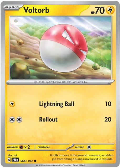 Voltorb Paldea Evolved Single Pokemon Card