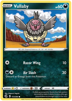 Vullaby Fusion Strike Pokemon Card Singles 172/264