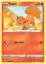 Vulpix Fusion Strike Pokemon Card Singles 028/264