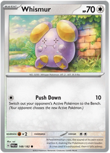 Whismur Paradox Rift Single Pokemon Card 148/182