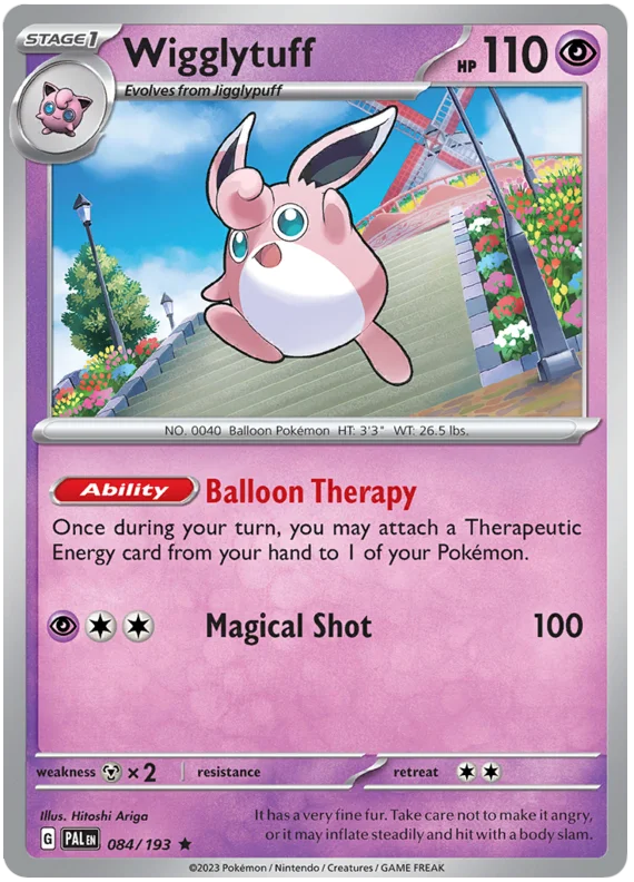 Wigglytuff Paldea Evolved Single Pokemon Card