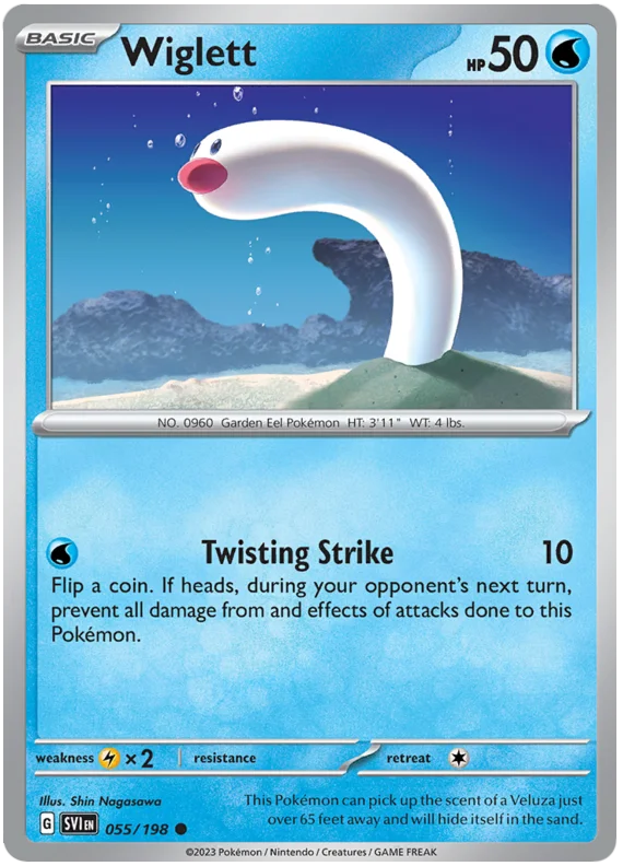 Wiglett 055 Scarlet & Violet Base Set Pokemon Card Single