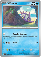 Wimpod 048 Paradox Rift Single Pokemon Card 048/182
