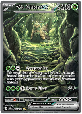 Wo-Chien ex Special Illustration Rare Paldea Evolved Single Pokemon Card