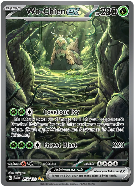 Wo-Chien ex Special Illustration Rare Paldea Evolved Single Pokemon Card