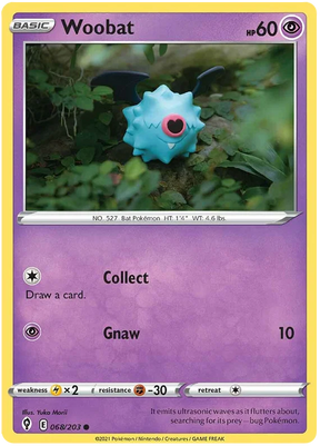 Woobat 068/203 - Pokemon TCG Evolving Skies card
