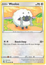 Wooloo Fusion Strike Pokemon Card Singles 222/264