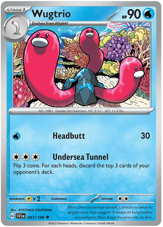 Wugtrio Scarlet & Violet Base Set Pokemon Card Single