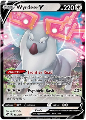 Wyrdeer V Astral Radiance Pokemon Card Singles 134/189