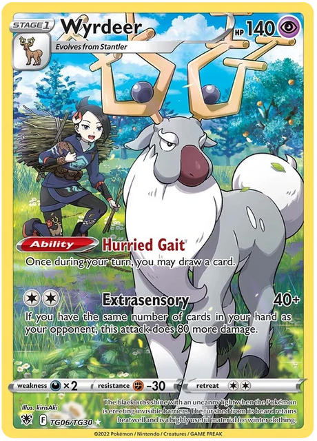 Wyrdeer Astral Radiance Trainer Gallery Pokemon Singles TG06/TG30