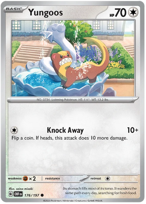 Yungoos Obsidian Flames Single Pokemon Card