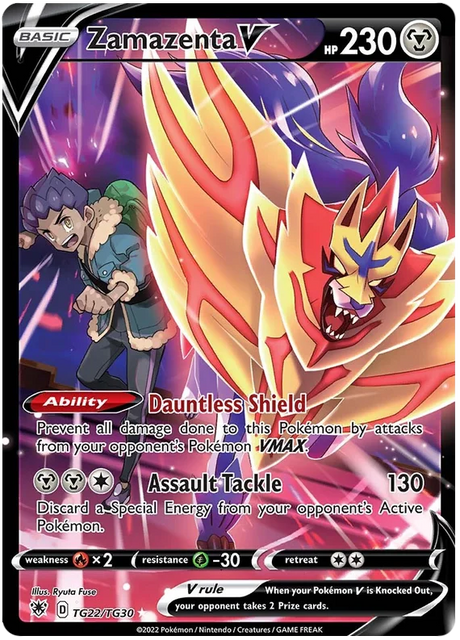 Zamazenta V Astral Radiance Trainer Gallery Pokemon Singles TG22/TG30