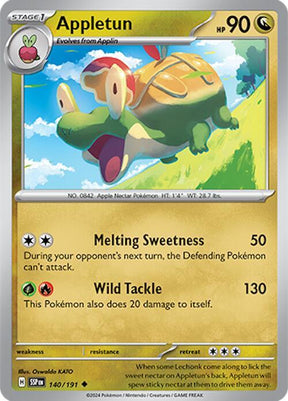 Appletun 140/191 - Pokemon TCG Surging Sparks card