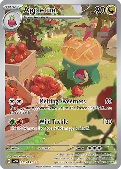 Appletun 211/191 - Pokemon TCG Surging Sparks card